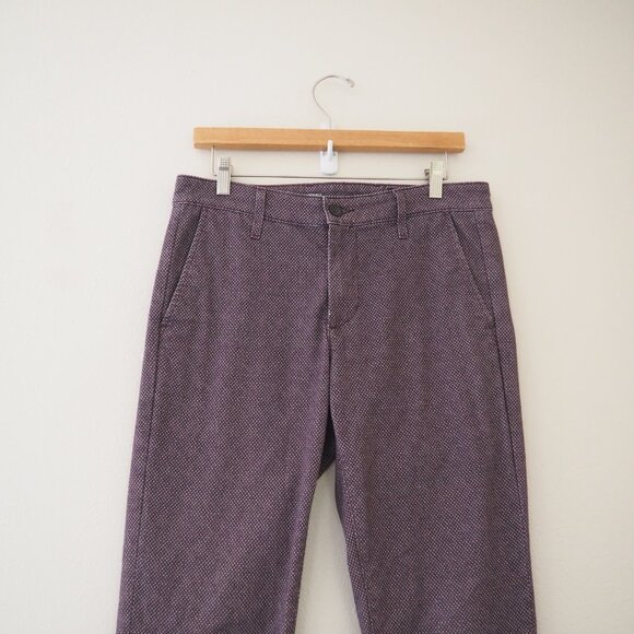 AG Adriano Goldschmied The Marshall Slim Chino Kleven Plum Pants sz 30R - Picture 6 of 10